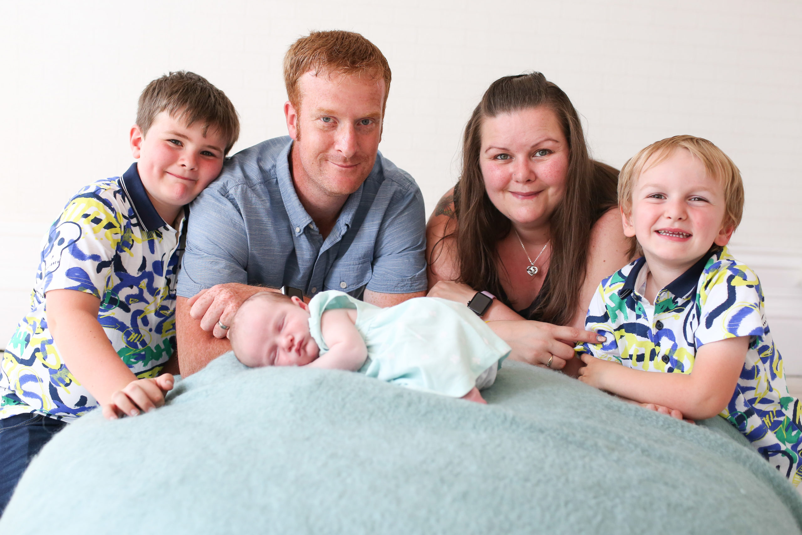 family portrait newborn photography