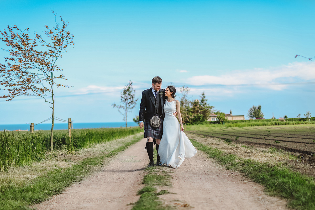 Cow Shed Crail wedding photography